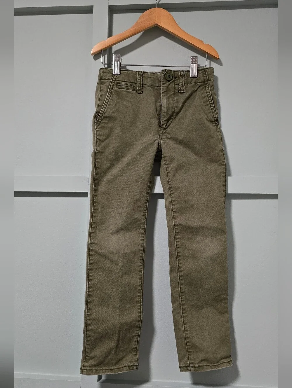 GAP Kids Olive Green Slim Chino Pants